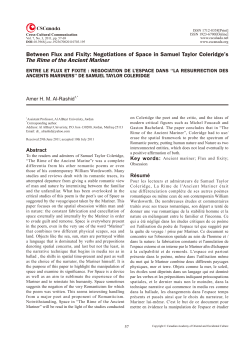 Between Flux and Fixity: Negotiations of Space in