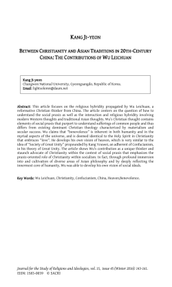 roland boer - Journal for the Study of Religions and Ideologies