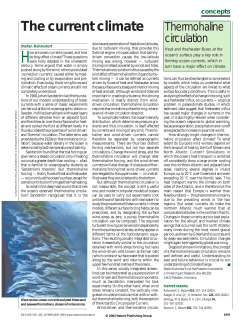 Thermohaline circulation - Potsdam Institute for Climate Impact