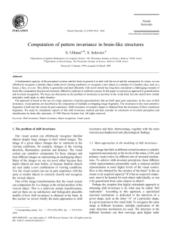 Computation of pattern invariance in brain