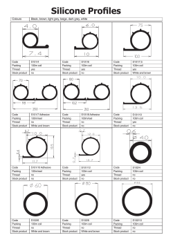 Silicone Profiles