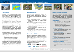 An Inte erdisciplinary Graduate Programme - KIT