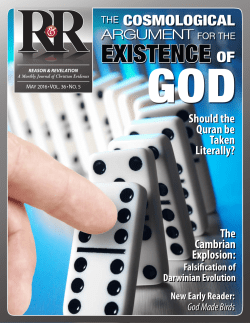 existence of - Apologetics Press