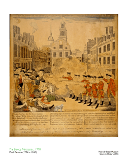 The Bloody Massacre