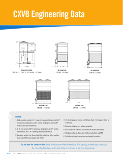 CXVB Engineering Data - Baltimore Aircoil Company