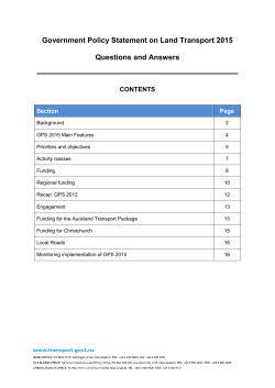 Read Questions and Answers about GPS 2015