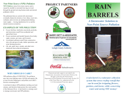 Rain Barrels: A Stormwater Solution to Non