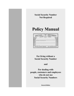 Policy Manual - Macquirelatory
