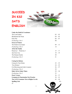 Success in KS2 SATs English - Lacey Gardens Junior School
