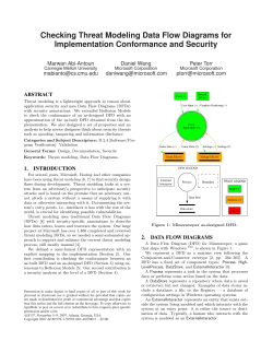 Checking Threat Modeling Data Flow Diagrams for Implementation