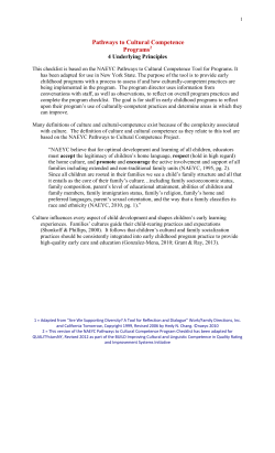 Pathways to Cultural Competence Programs