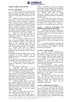 Export - Airbus Defence and Space
