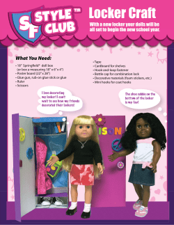 Locker Craft - SF Style Club!