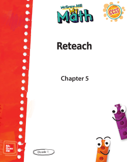 1st Grade RTI CH 5