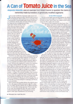 A Can of Tomato Juice in the Sea.