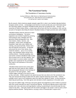 The Functional Family - Historic St. Mary`s City
