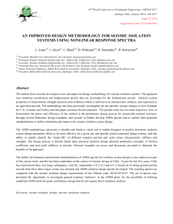 An improved design methodology for seismic isolation systems