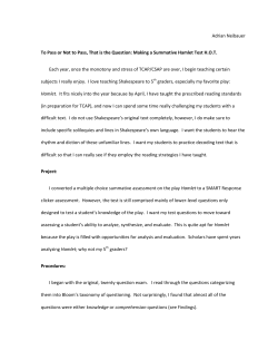 Project 2 Higher-Order Thinking Assessment