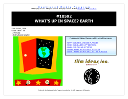 #10592 WHAT`S UP IN SPACE? EARTH