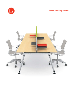 Sense Desking System Brochure