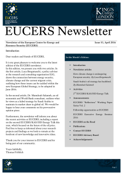 EUCERS Newsletter No.53