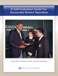 To Be Used in Conjunction With Journey to Excellence