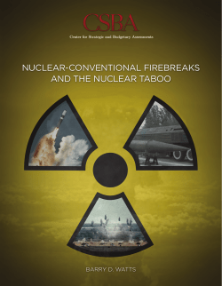 Nuclear-Conventional Firebreaks and the Nuclear Taboo