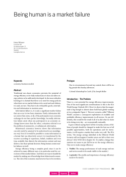 Being human is a market failure