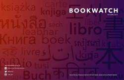 BOOKWATCH Vol. 20 No. 3 - National Book Development Board