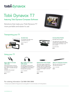 Tobii Dynavox T7
