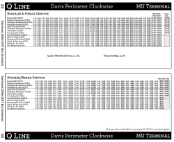 a pdf with the corrected Q line weekday schedule for printing