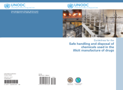 Guidelines For The Safe Handling And Disposal