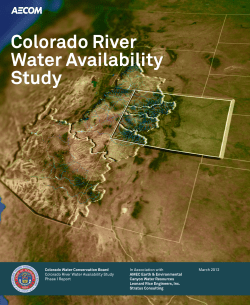 Colorado River Water Availability Study