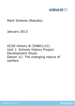Mark Scheme - Edexcel