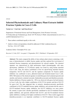 Selected Phytochemicals and Culinary Plant Extracts Inhibit