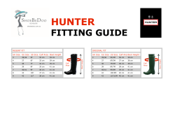 Hunter Boots Fitting Guide NEW1
