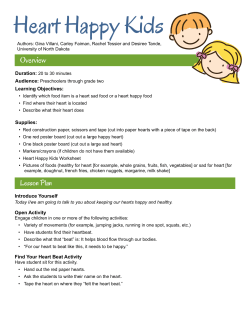 Heart Happy Kids - UND Nursing