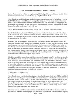 Transcript - HUD Exchange