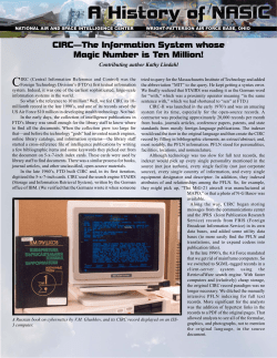 CIRC&mdash;The Information System whose Magic Number is Ten Million!