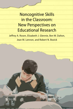 Noncognitive Skills in the Classroom: New Perspectives