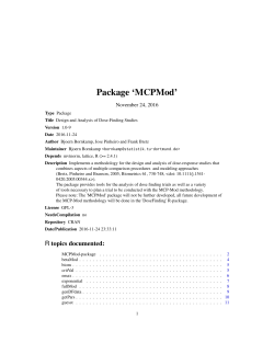 Package `MCPMod`