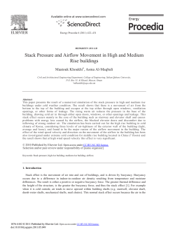 Stack Pressure and Airflow Movement in High and Medium Rise