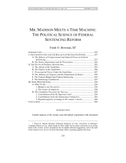 mr. madison meets a time machine: the political science of federal
