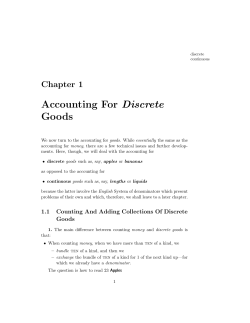 4-discrete-goods - Free Mathematics Texts