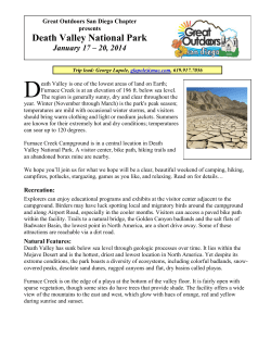 Death Valley Car Camp