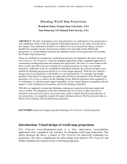 Blending World Map Projections - Cartography and Geographic