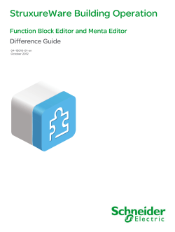 Function Block Editor and Menta Editor