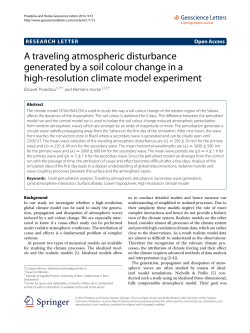 A traveling atmospheric disturbance generated by a soil colour