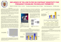 INFLUENCE OF YELLOW FILTER ON - Celia S&aacute;nchez