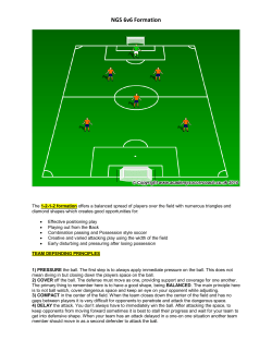 NGS 6v6 Formation - Newton Girls Soccer